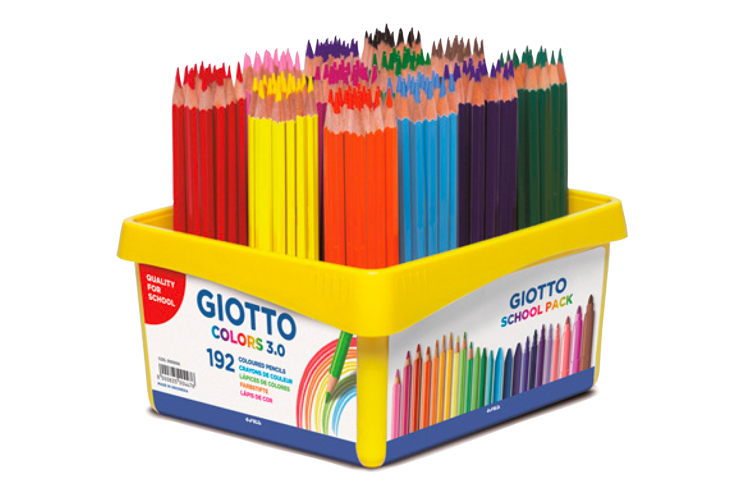 Pochette de 12 crayons de couleur Giotto Colors 3.0