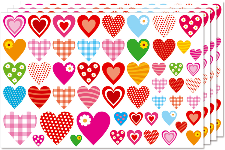 Acheter Jeu de Gommettes - Coeur - Stickers et gommettes - APLI - L