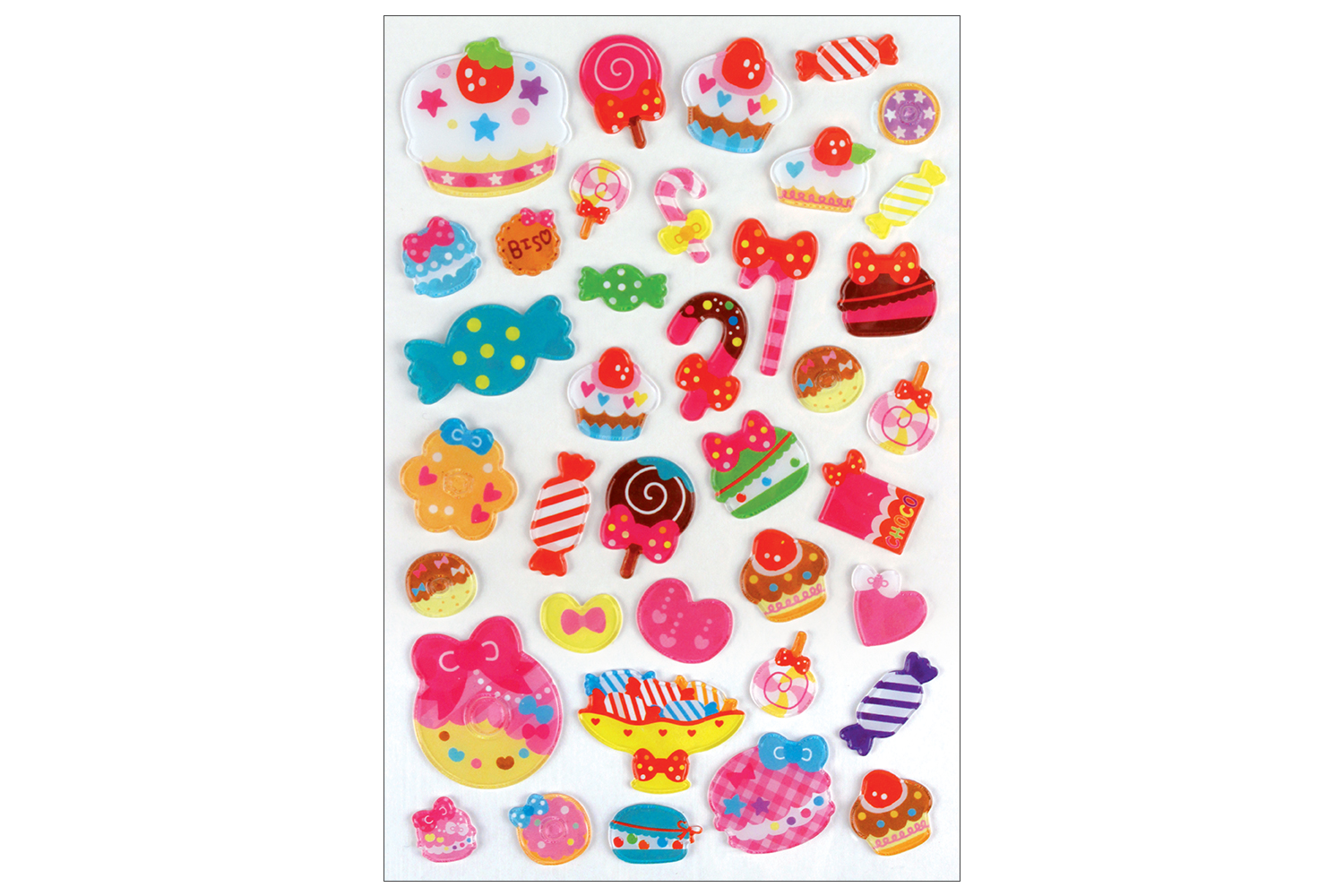 Stickers Gourmandises 3d 38 Stickers Decorations Anniversaire 10 Doigts Stickers Gourmandises 3d 38 Stickers Decorations Anniversaire 10 Doigts
