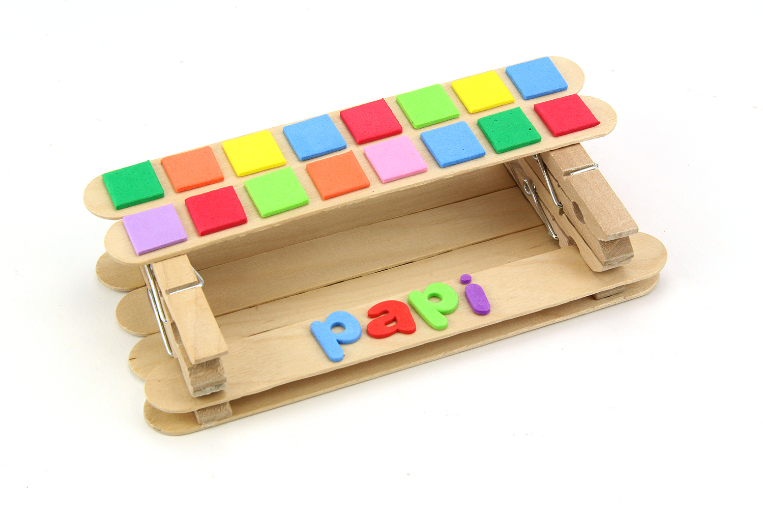 Xylophone Montessori - Blanc Arc-en-ciel