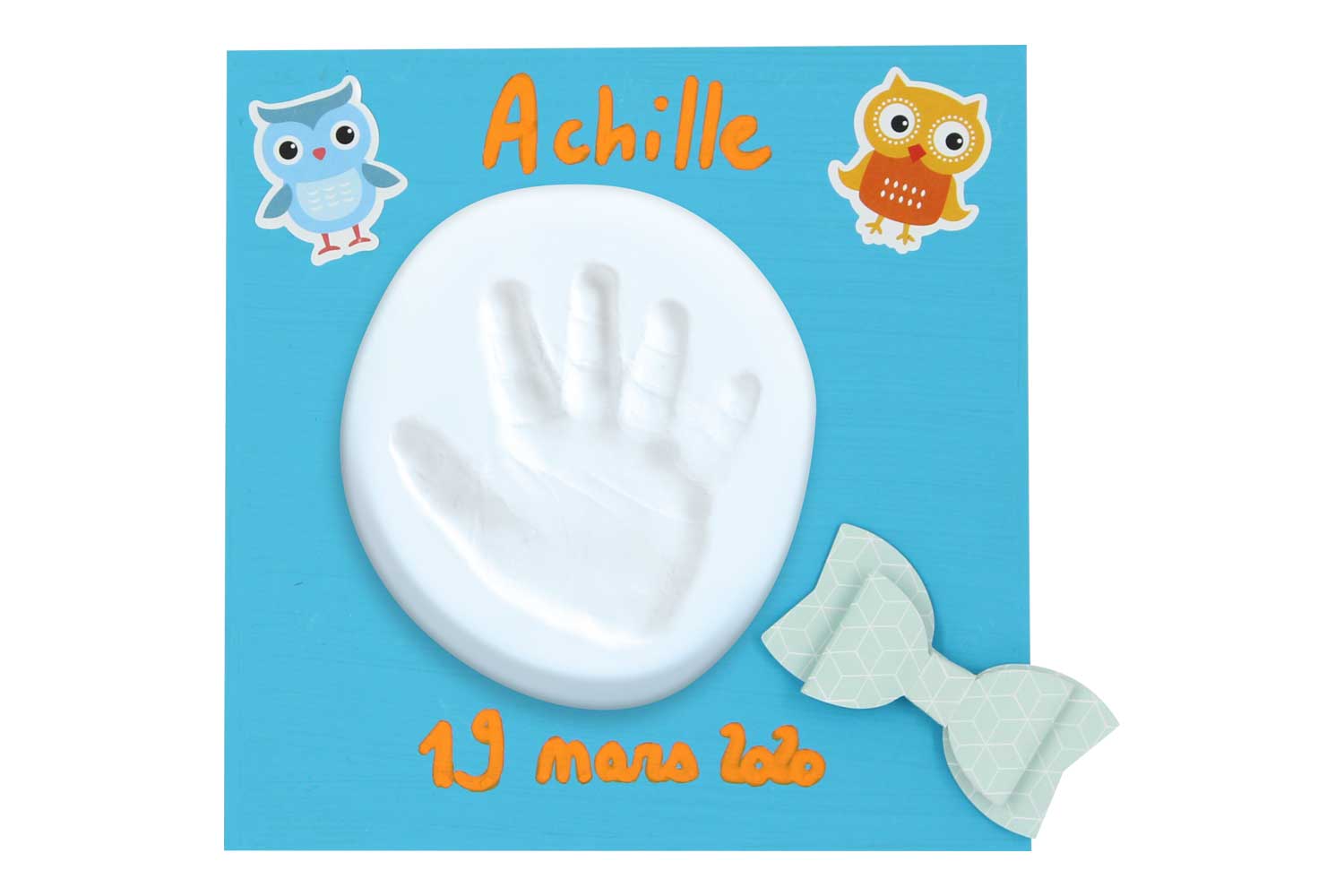 Cadre Empreintes Bébé Kit Empreinte Pieds et Mains Bébé Pour Nouveau-né Bébé