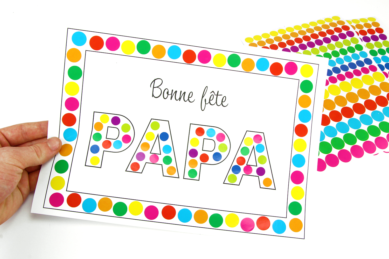 Coloriage anniversaire papa à imprimer