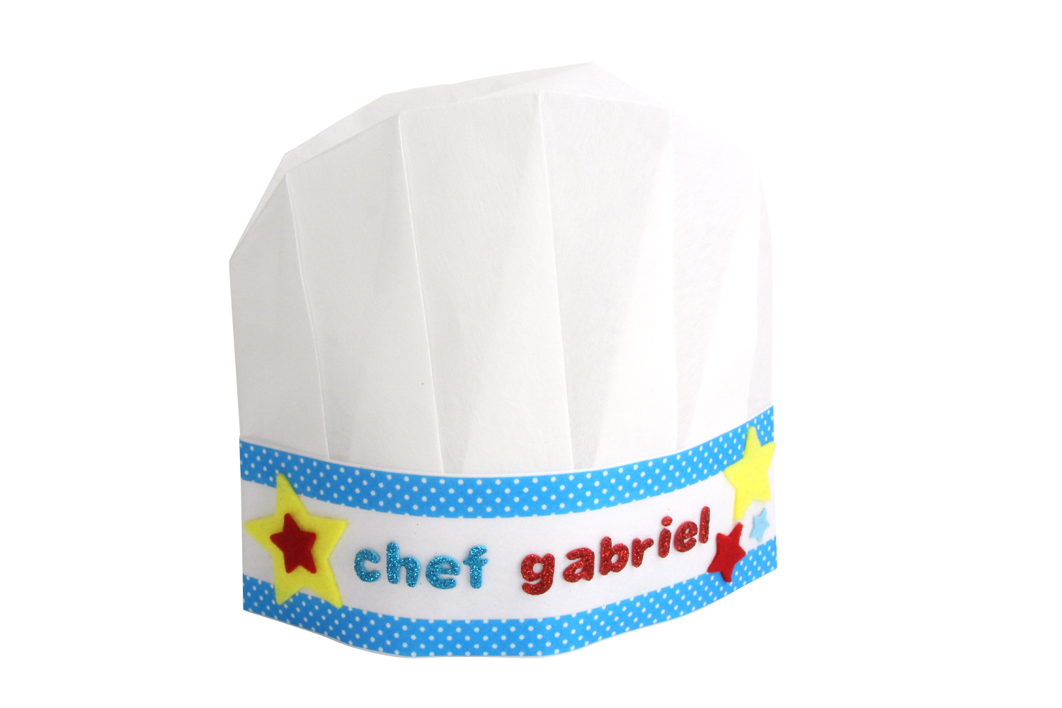 Toques de chef en non-tissé blanc - Taille enfant - Objets pour la cuisine  - 10 Doigts