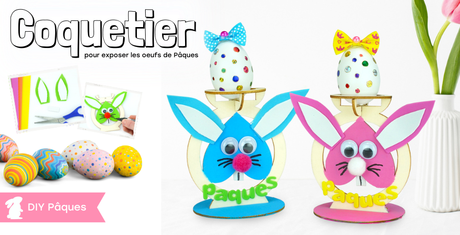 Coquetier Pâques enfants
