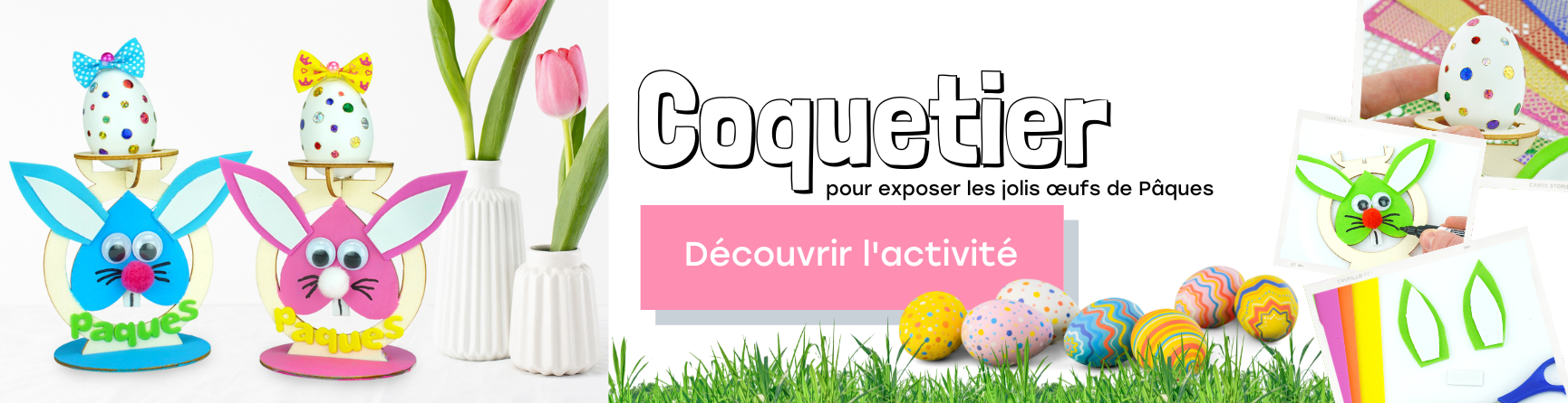 Coquetier Pâques enfants