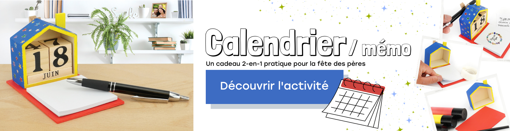 DIY calendrier fête des pères