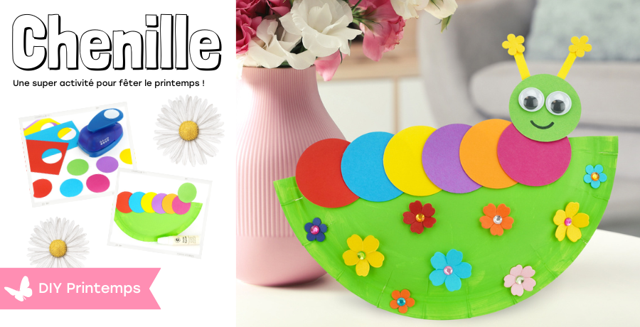 DIY chenille en papier
