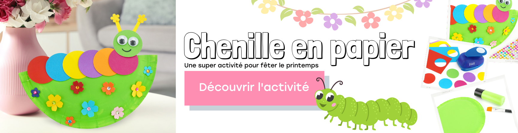 DIY chenille en papier