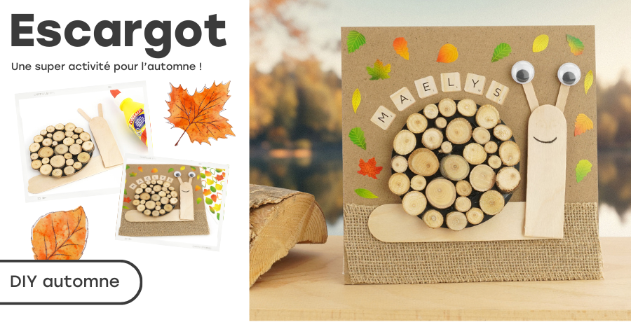 DIY escargot automne