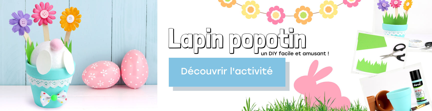 DIY lapin popotin pâques