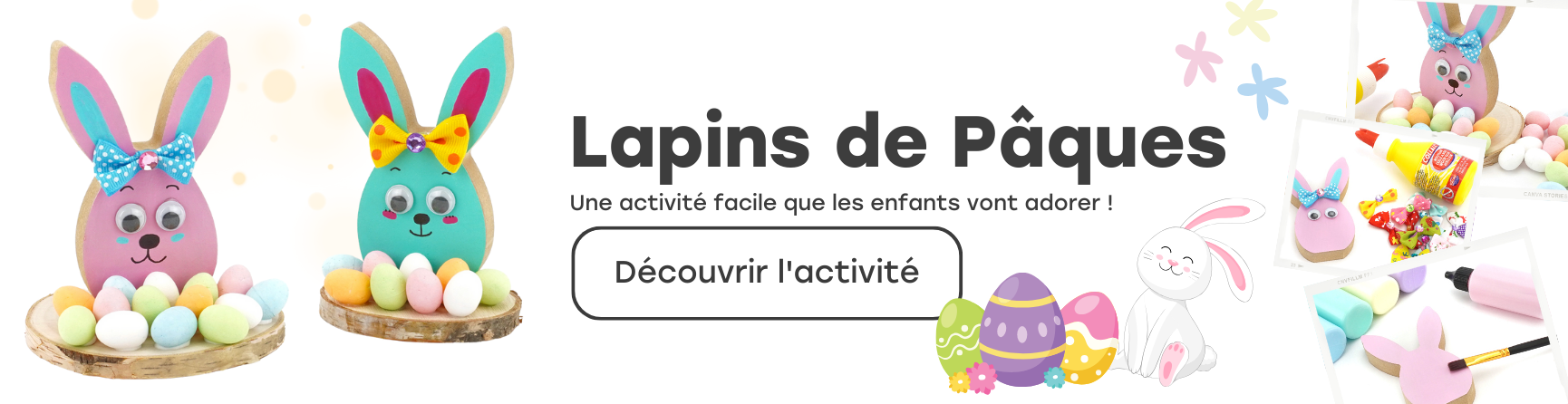 DIY lapins de Pâques