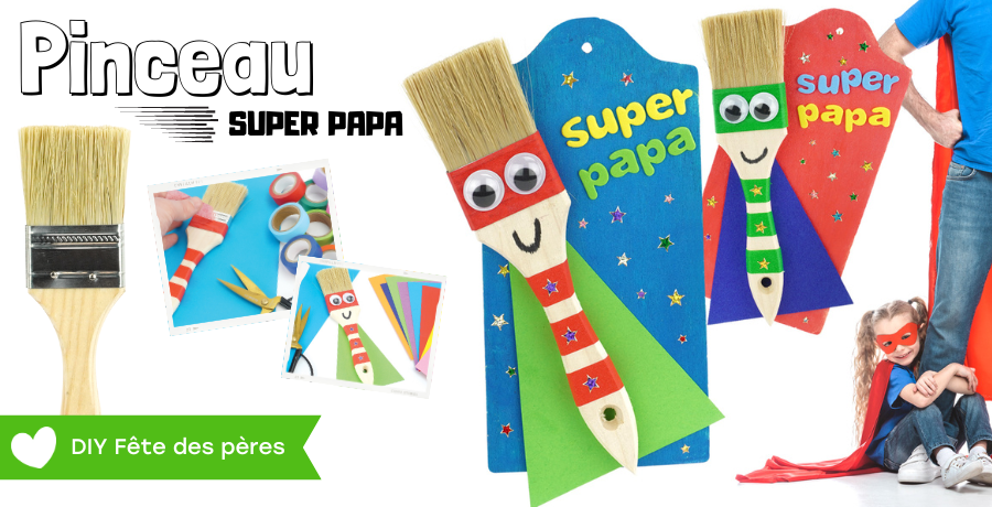 DIY pinceau supe papa