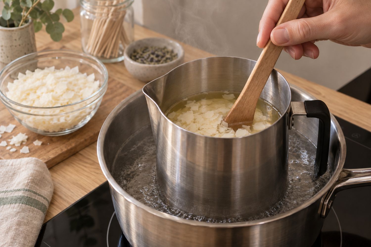 Comment faire fondre la cire ?