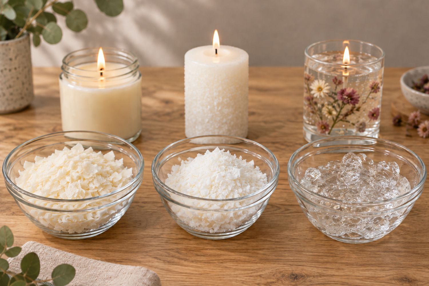 Quelle cire choisir pour faire des bougies ?