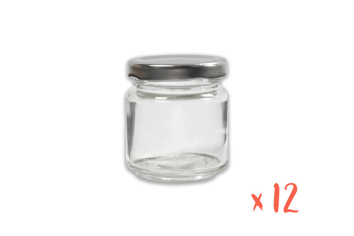 Pot en verre avec couvercle à visser Petit modèle Supports en Verre 10 Doigts
