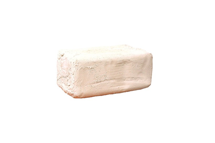 Pain de 5 kg argile naturelle à modeler durci dur blanche