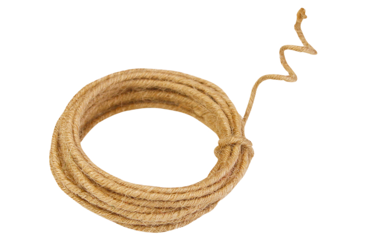 Corde de jute armée - 3 m - Corde naturelle - 10 Doigts