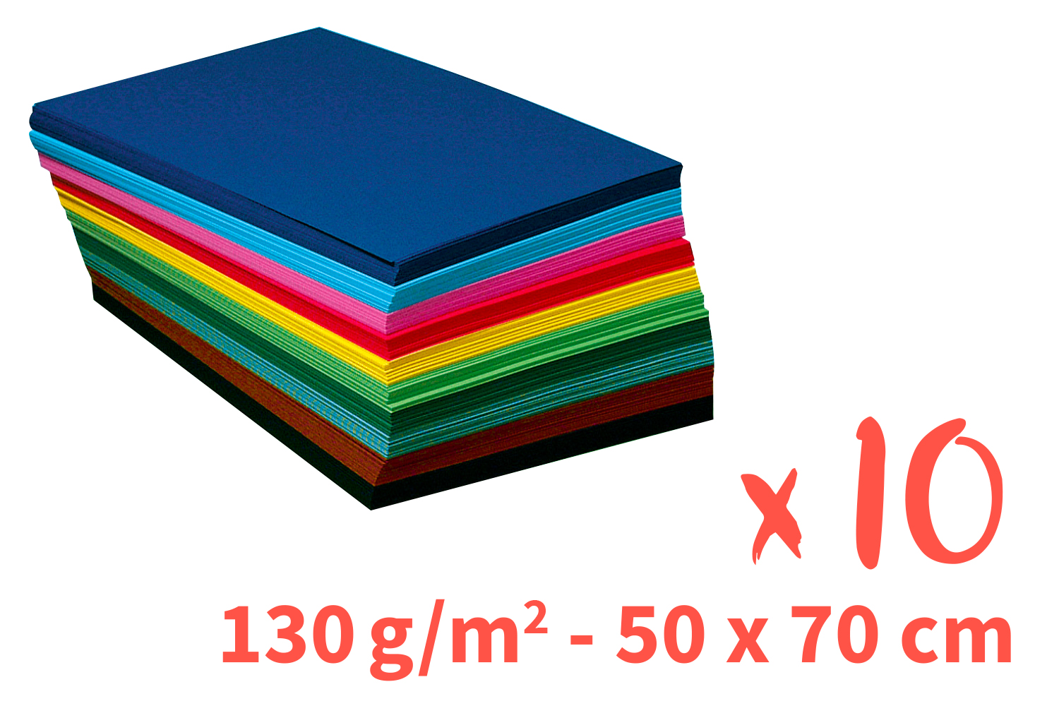 Art Box Bloc de papier avec 70/ feuilles/ / Couleurs assorties