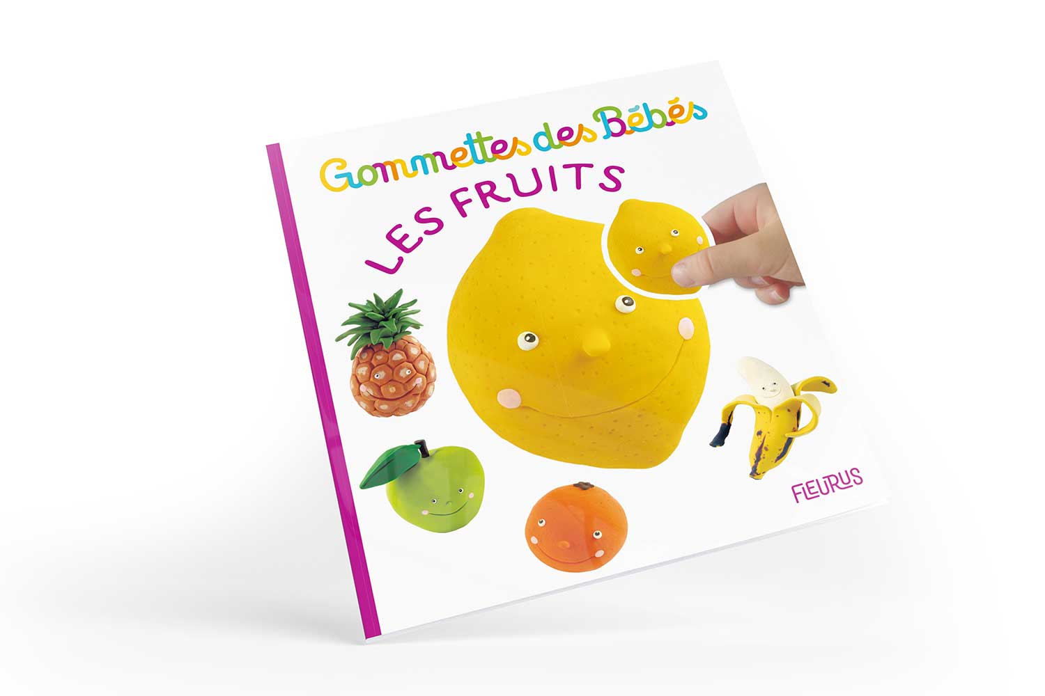 Livre : gommettes bébé - les couleurs, les fruits - Gommettes Pédagogiques  - 10 Doigts