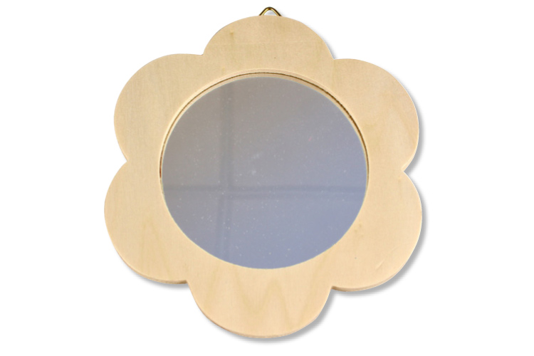 Miroir Soleil Rond En Bois à Décorer | Décorez-moi