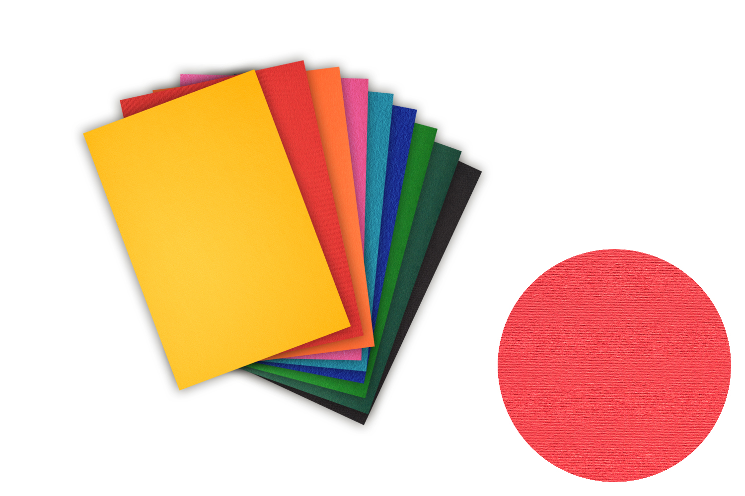 Kit papier transparent - Feuilles multicolores - 10 pcs - Papier couleur -  Creavea