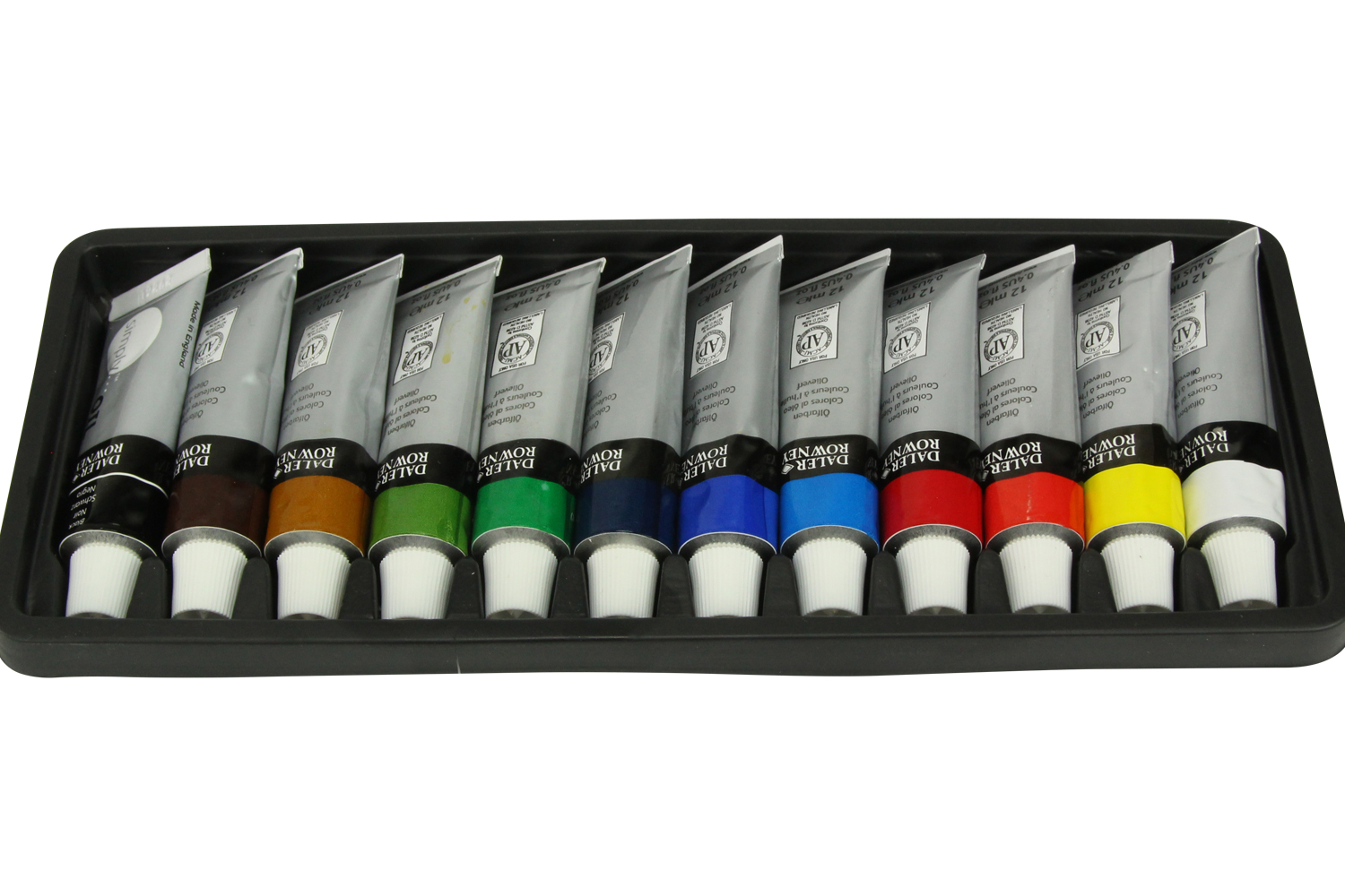 Peinture à l'huile 12 couleurs Peinture à l'huile 10 Doigts