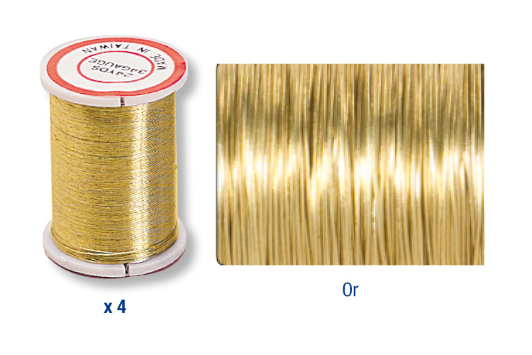 Corde Métallique Or Et Argent - 2 Bobines De 100m - Fil Nylon 0.2mm - Loisirs Créatifs