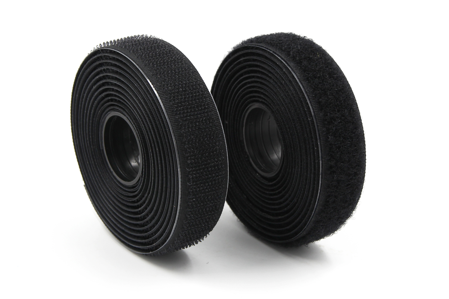 10cm velcro autocollant 25mm - Noir 014