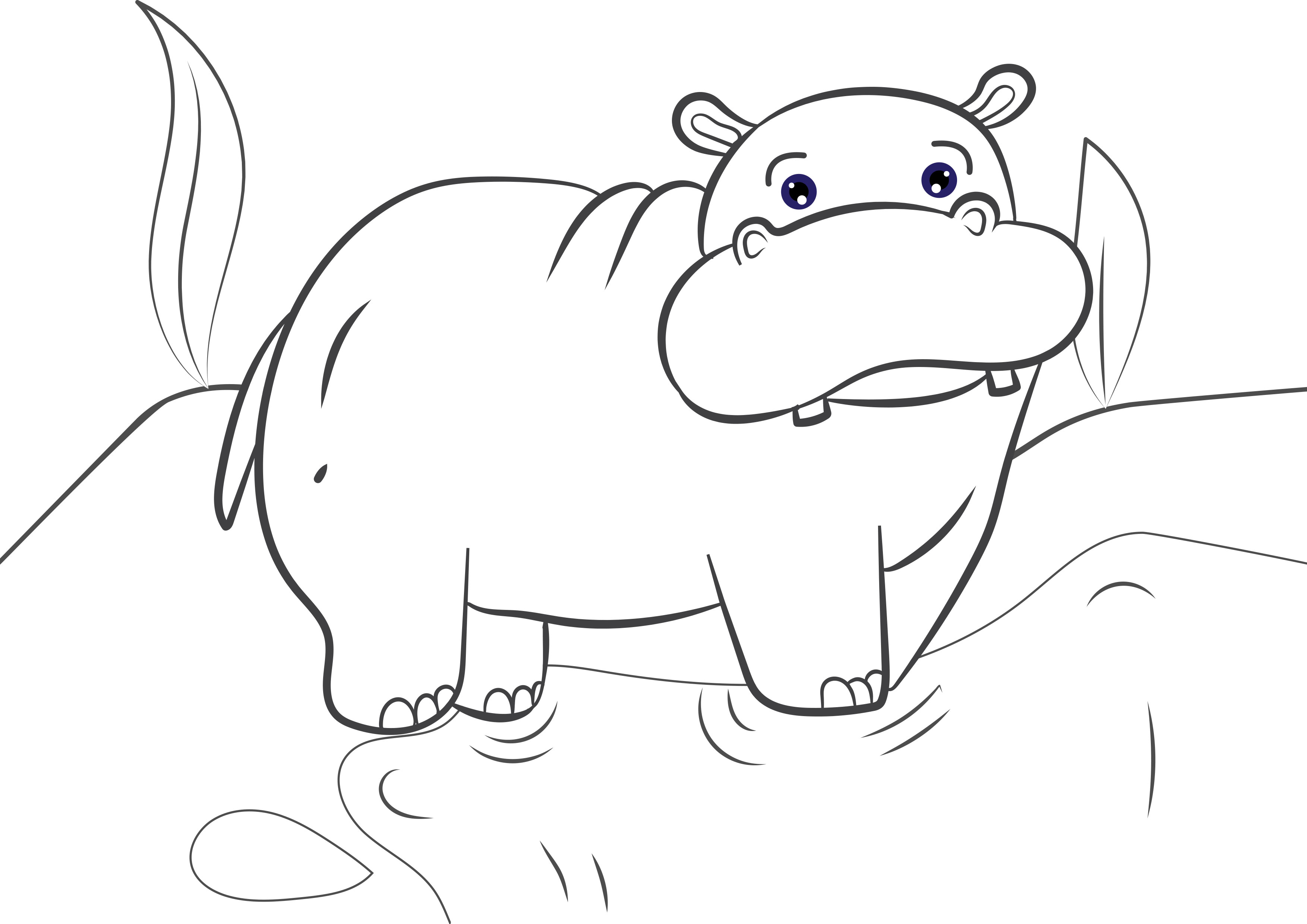 Dessin Animaux De La Jungle Facile Coloriage - Coloriages animaux : Animaux-jungle10 - 10 Doigts