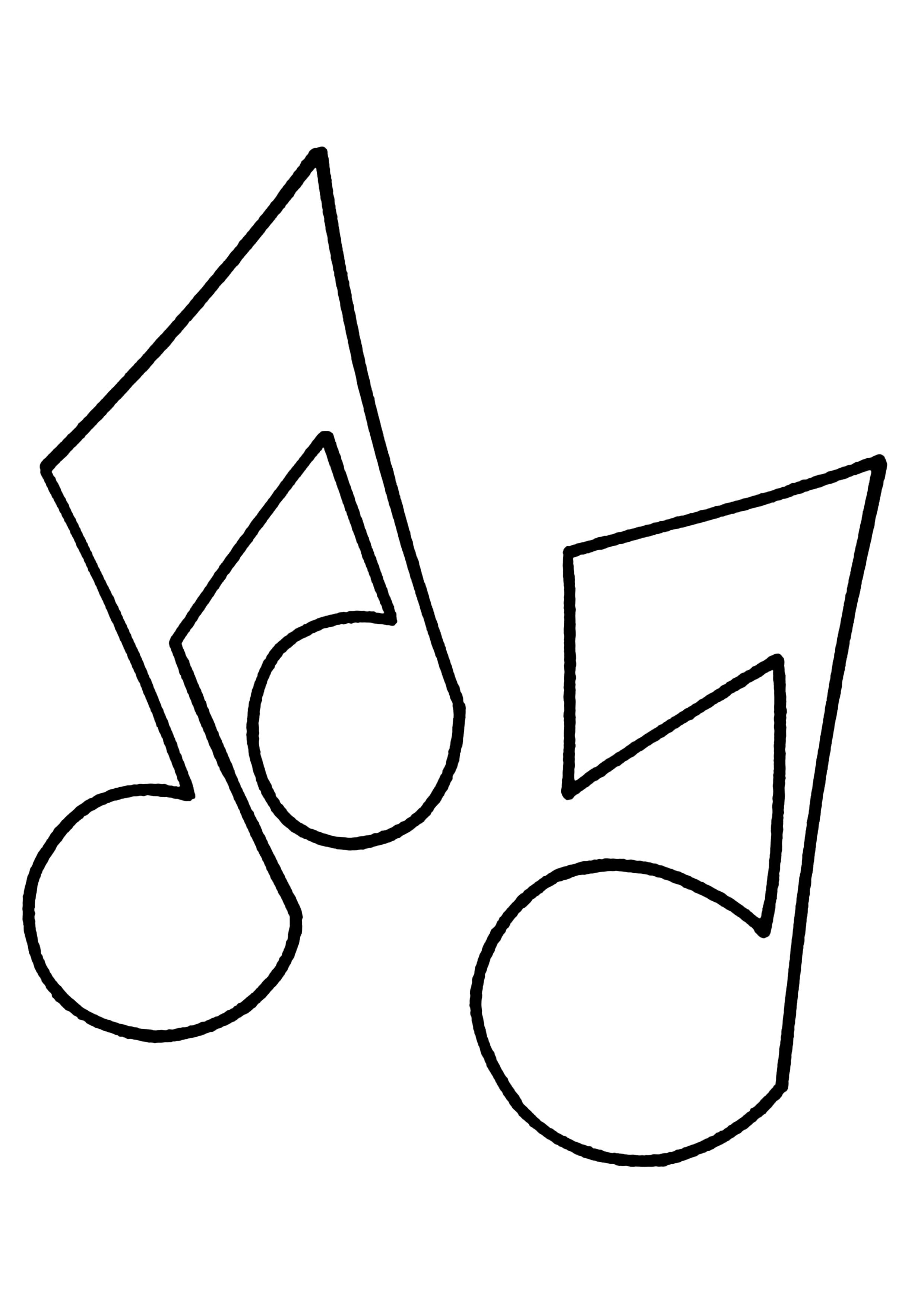 Coloriage Note De Musique à Imprimer Coloriage - Coloriages divers : Notes de musique 01 - 10 Doigts