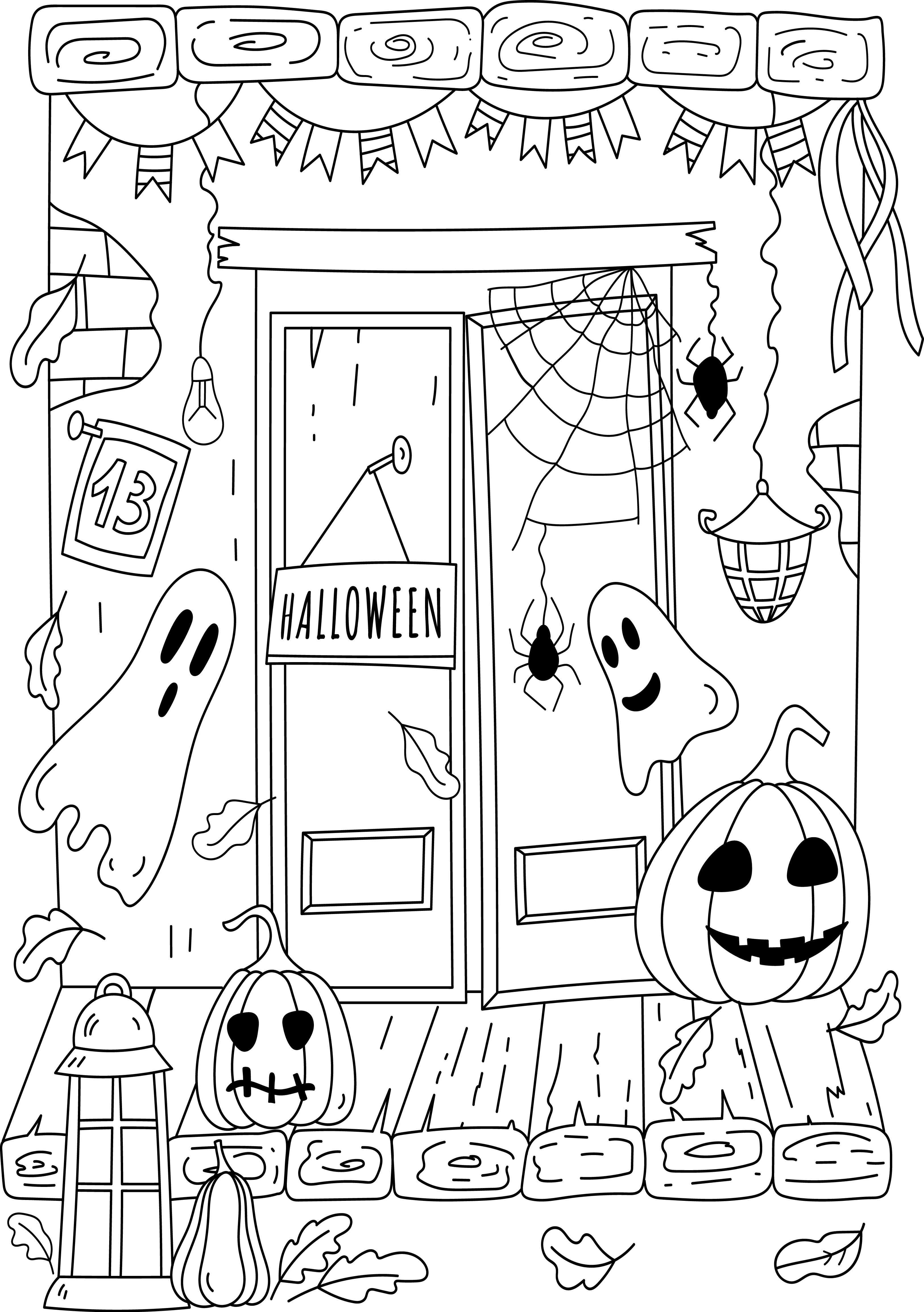 Coloriage Dessiner Magique Halloween pour enfant - Dessin gratuit à Coloriage Dessiner Magique Halloween pour enfant - Dessin gratuit à