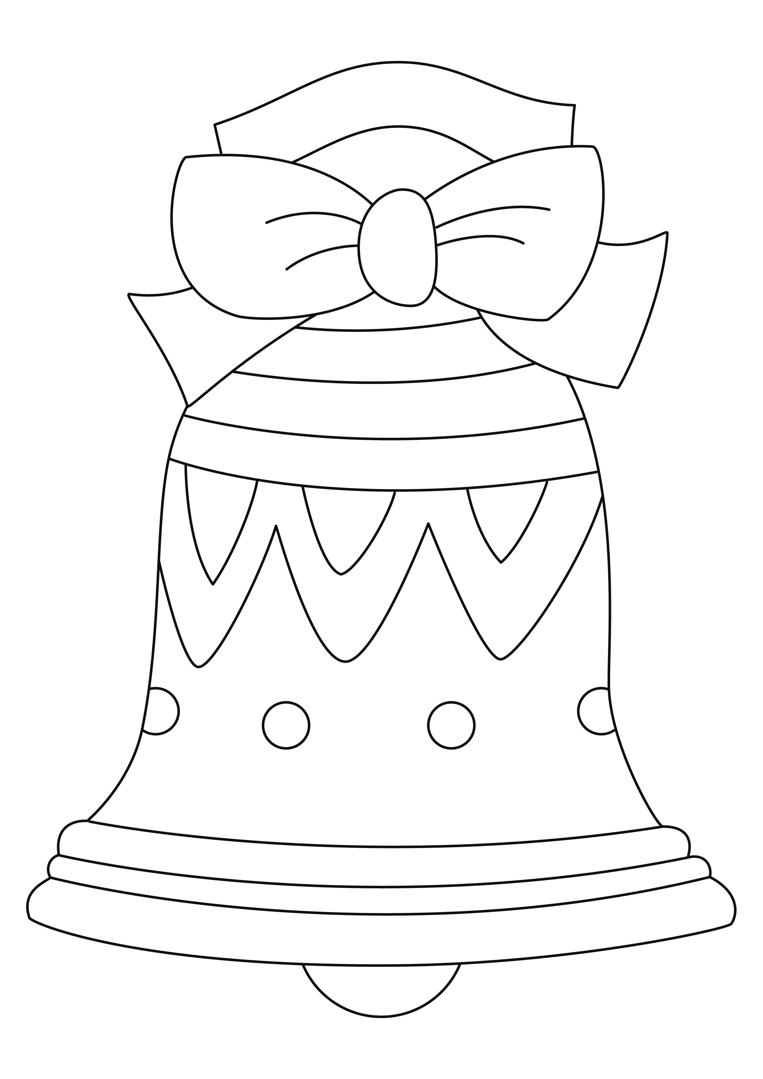 Coloriage - Coloriages fêtes : Cloches 06 - 10 Doigts