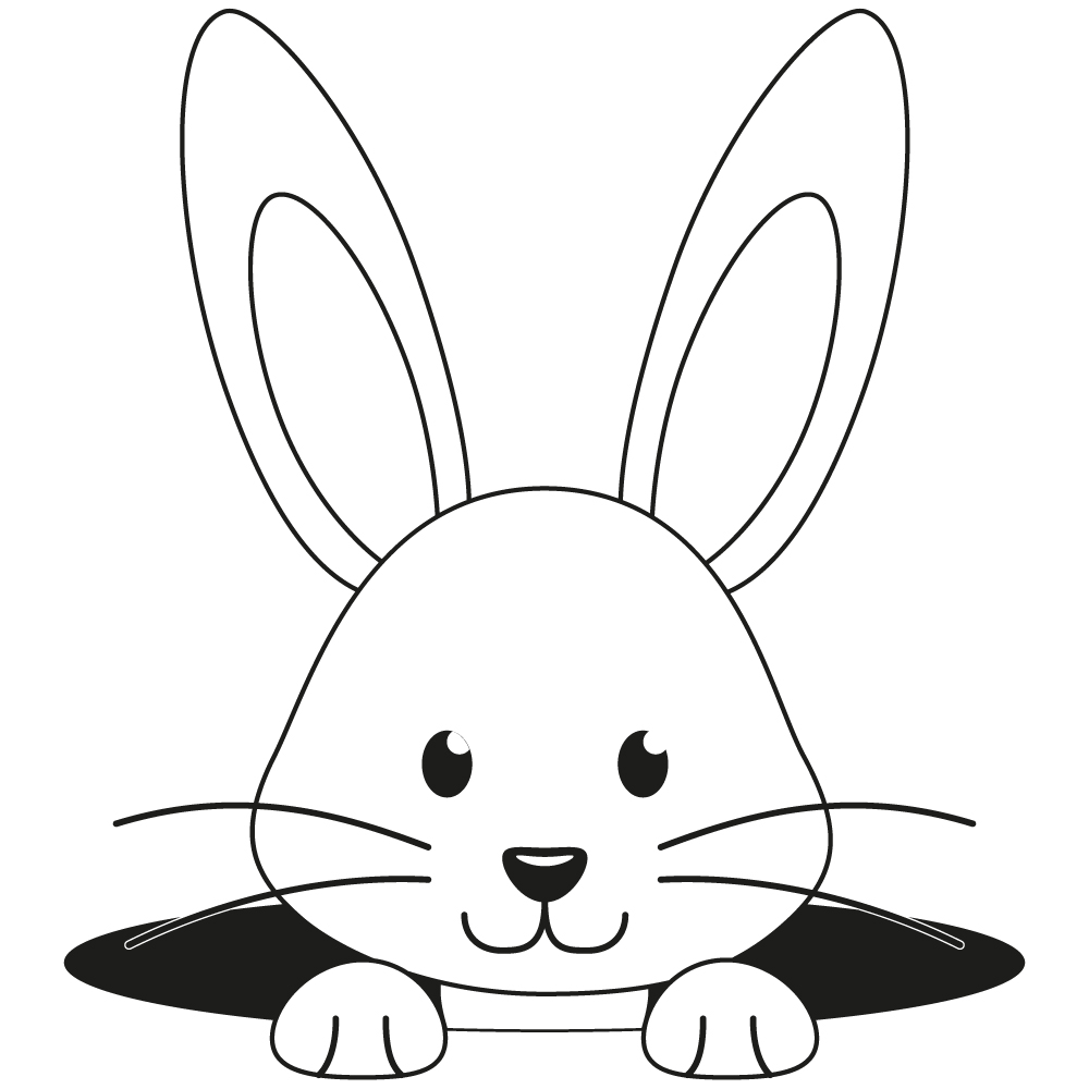Dessin lapin facile : Lapin dessin facile à faire
