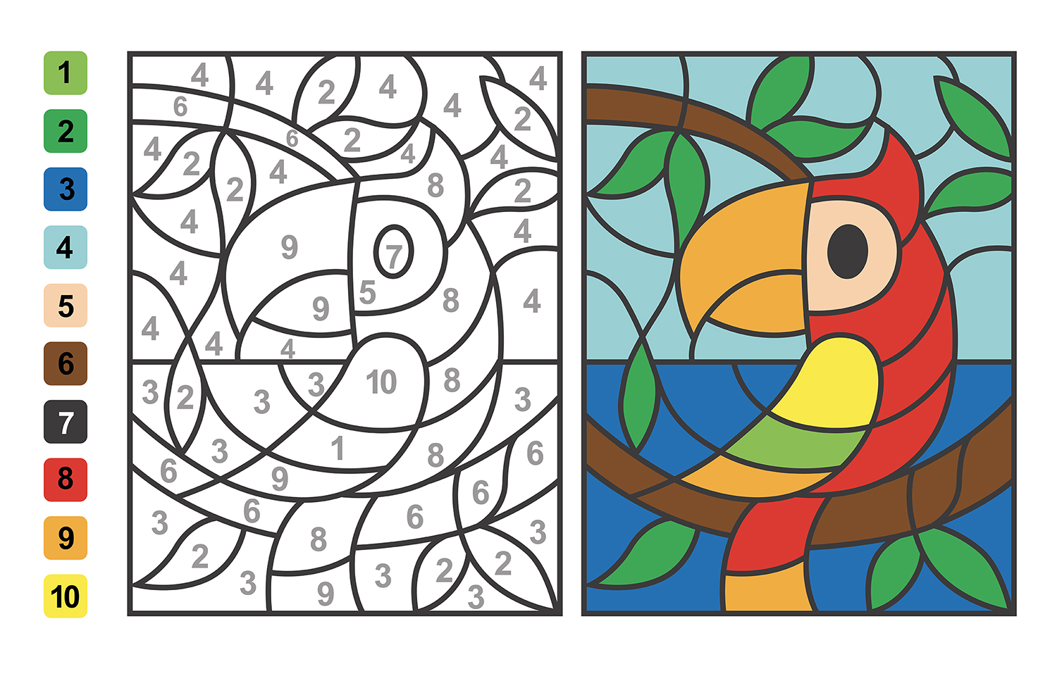Jeu De Coloriage Coloriage Peinture Dessin Fluo Coloriage - Coloriages jeu : Coloriage-magique11 - 10 Doigts