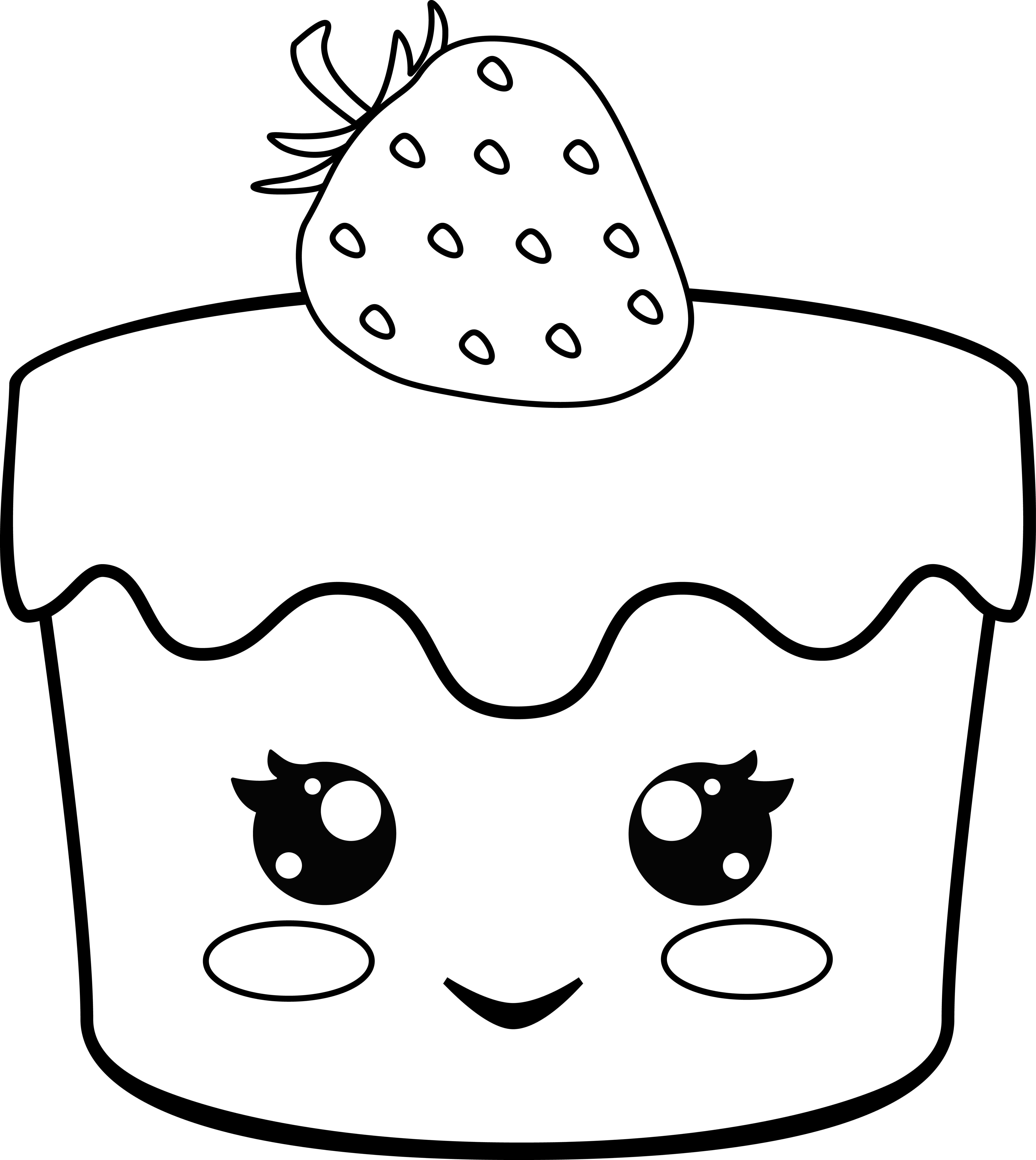 Coloriage - Coloriages kawaii : Kawaii6 - 10 Doigts