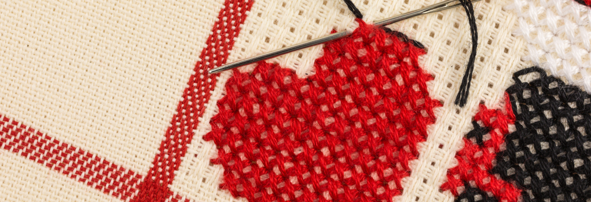 Je brode au point de croix