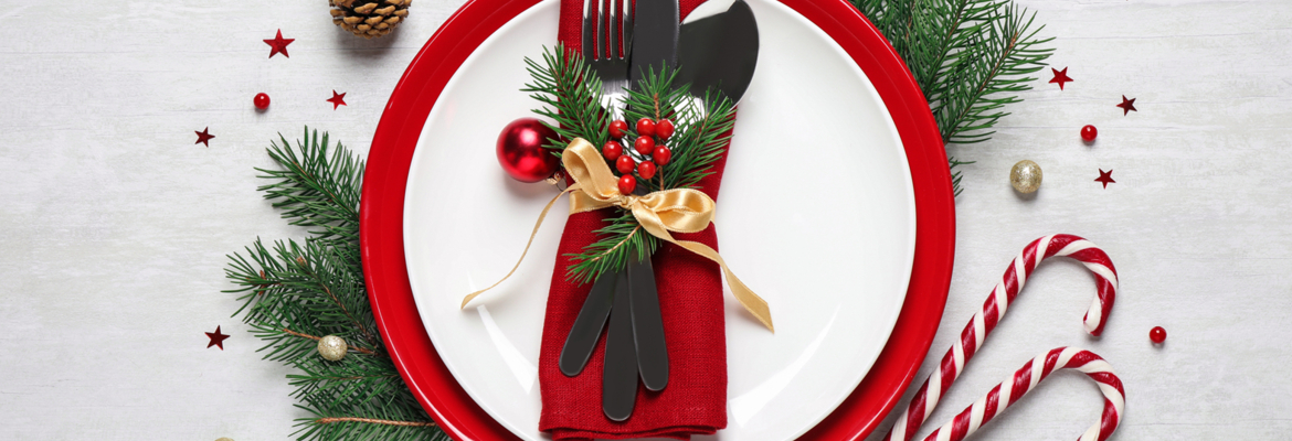 Je décore ma table de Noël