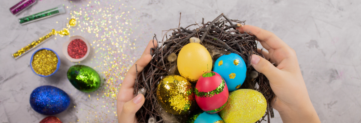 oeufs glitter