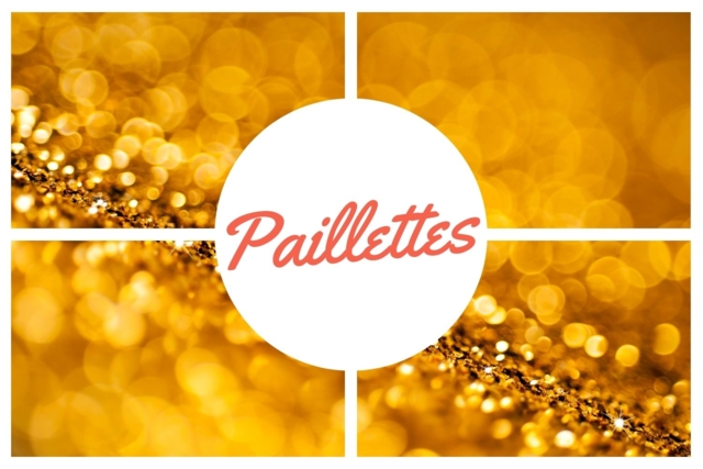 Paillettes et strass