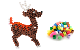 Je fais ma déco de Noel en perles à repasser - Activités perles à repasser - 10doigts.fr