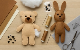 Fabrication de peluches et poupées - Mercerie créative - 10doigts.fr