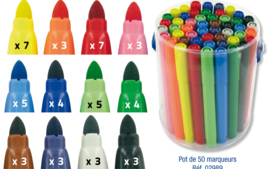 Feutres pointes larges - Feutres et Marqueurs - 10doigts.fr