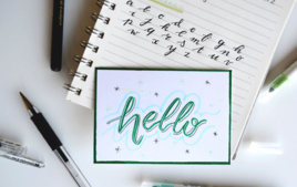 Calligraphie, Ecriture - Scrapbooking - 10doigts.fr