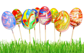 Peinture marbling sur oeufs - Activités de Pâques - 10doigts.fr