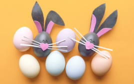 Je fabrique des oeufs lapins - Activités de Pâques - 10doigts.fr
