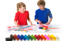 Peinture gouache solide - Peinture gouache - 10doigts.fr