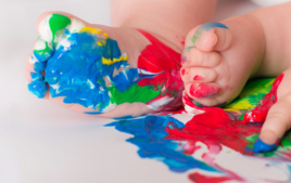 Peintures bébé - Activités enfants moins de 3 ans - 10doigts.fr