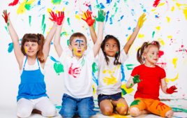 Je peins avec les mains - Activités de peinture - 10doigts.fr