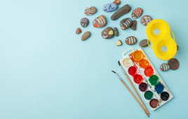Je peins sur des pierres - Activités au Jardin - 10doigts.fr