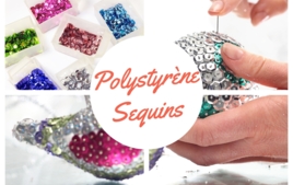 Polystyrène et Sequins - Arts plastiques - 10doigts.fr